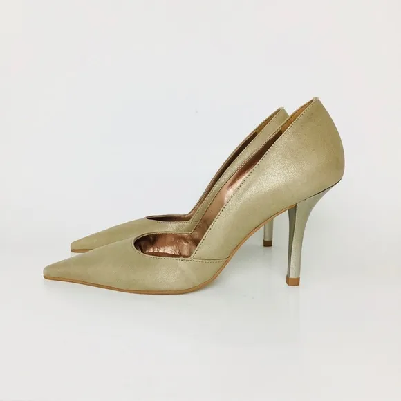 Vintage Cathy Jean Tan Leather Heels