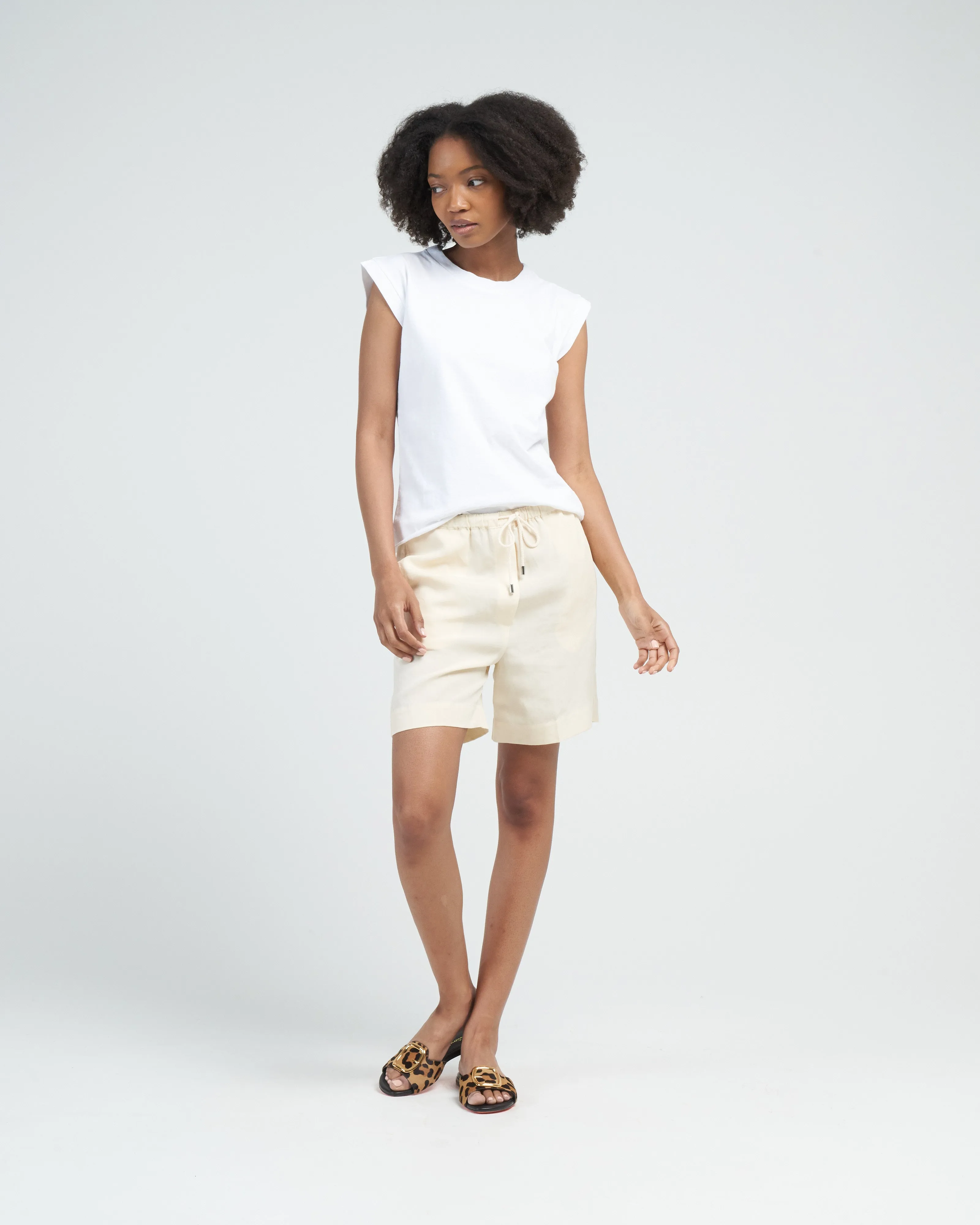 vintage muscle tee - white