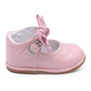 'Vitoria' Girls Pink Patent Bar Shoes