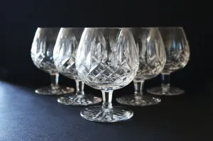 Waterford Lismore Crystal Brandy Glasses