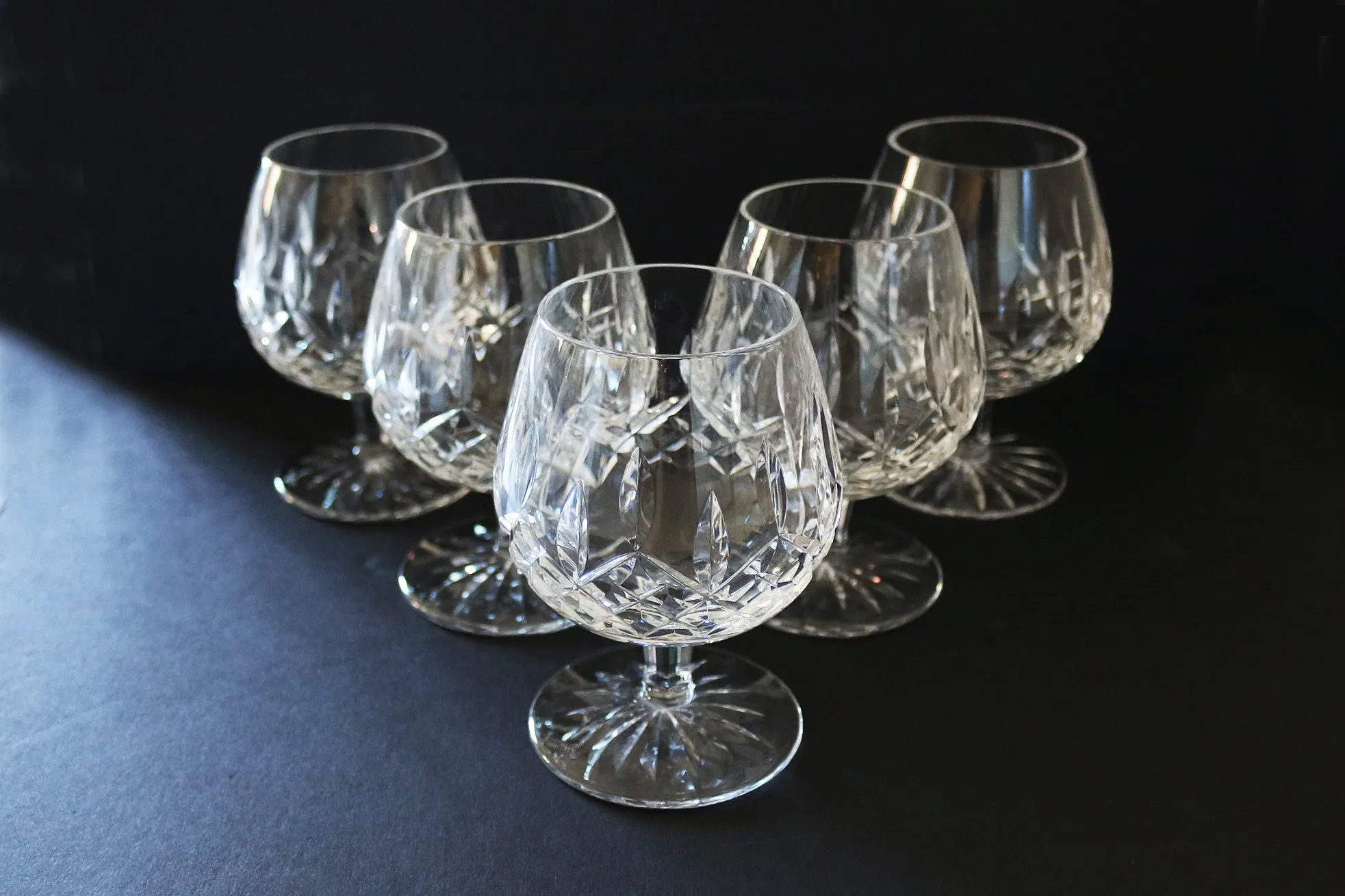 Waterford Lismore Crystal Brandy Glasses