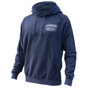Wedged Hoodie - Navy Wash