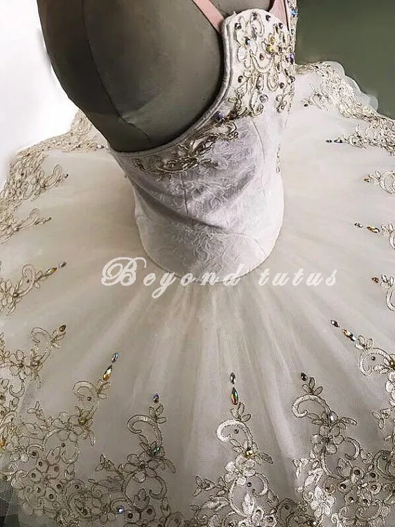 White and Gold Professional Tutu