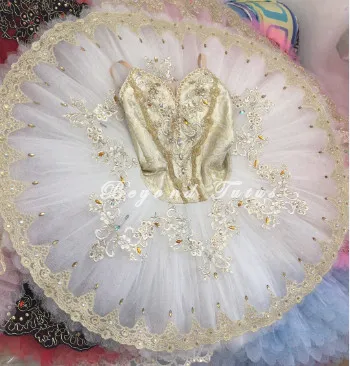 White and Gold tutu #001
