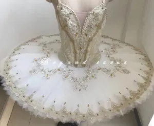 White and Gold tutu #001