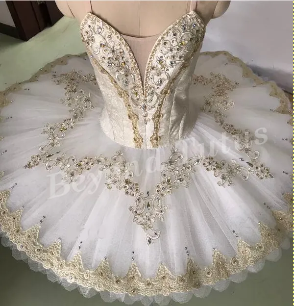 White and Gold tutu #001