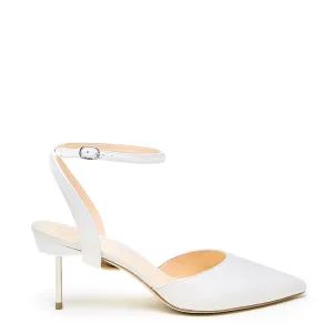 White Stiletto   Marilyn Strap