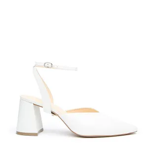 White V Mule   Marilyn Strap