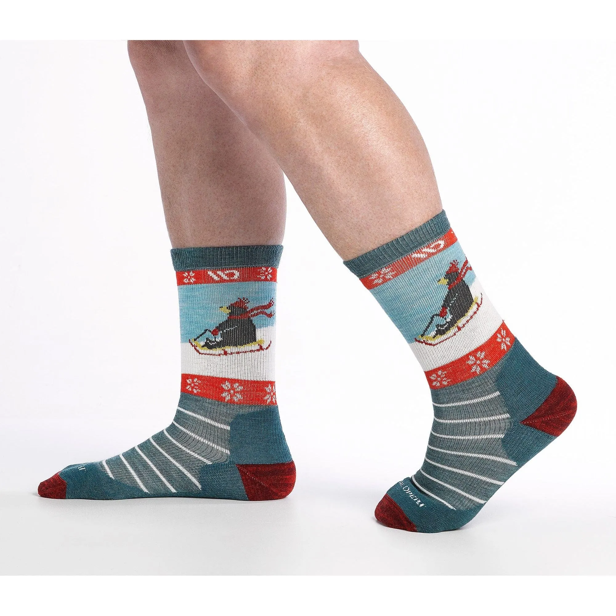 Wide Open Womens Sleigh All Day Cushioned Crew Socks