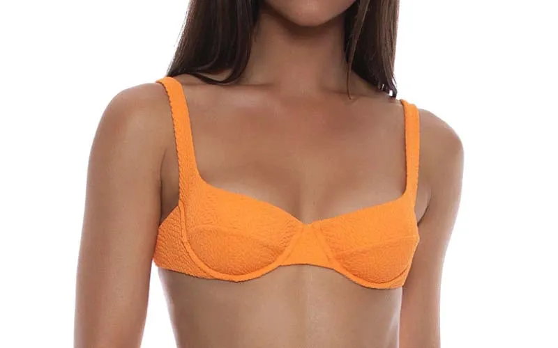 Wide Strap Balconette-High Leg Bikini ::RET