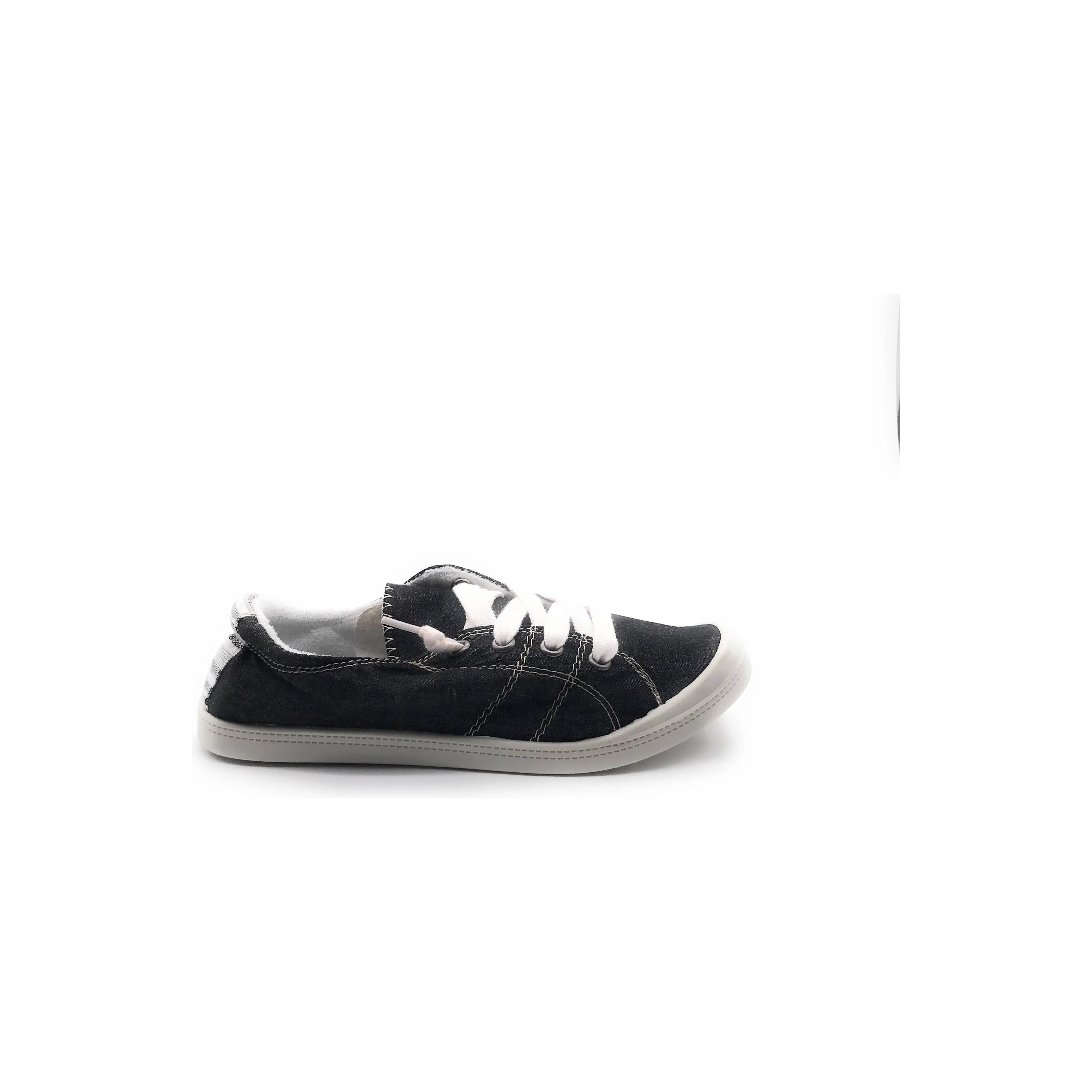 Women Lace Up Casual Flats Sneakers