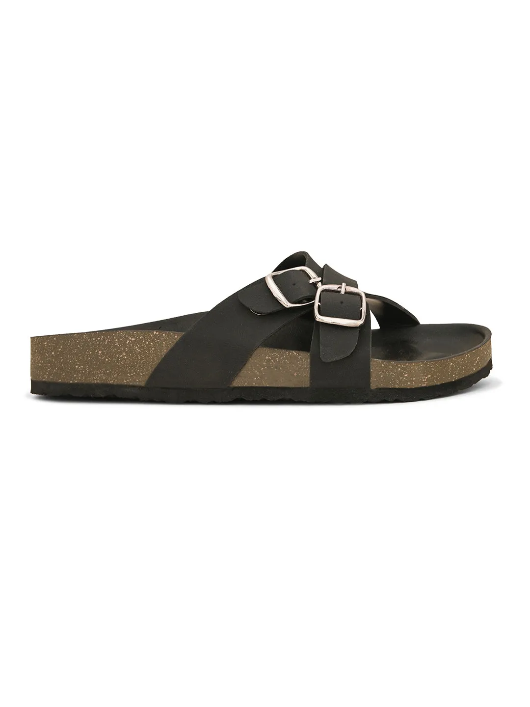 Women One Toe Flats with Buckles