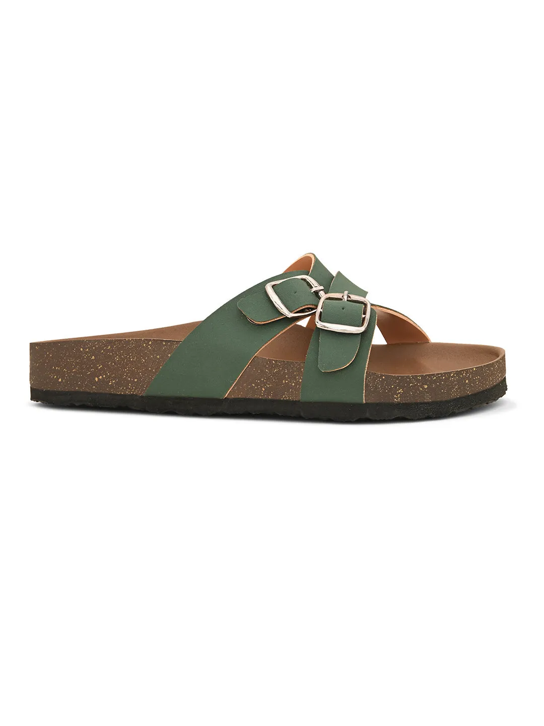 Women One Toe Flats with Buckles