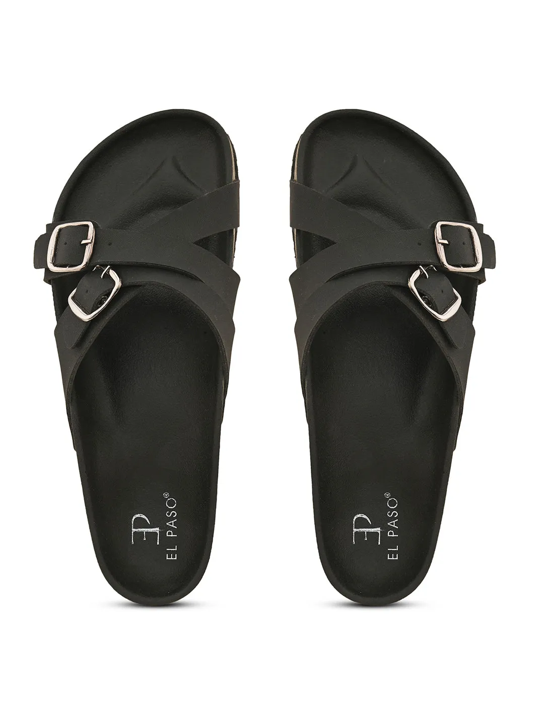 Women One Toe Flats with Buckles