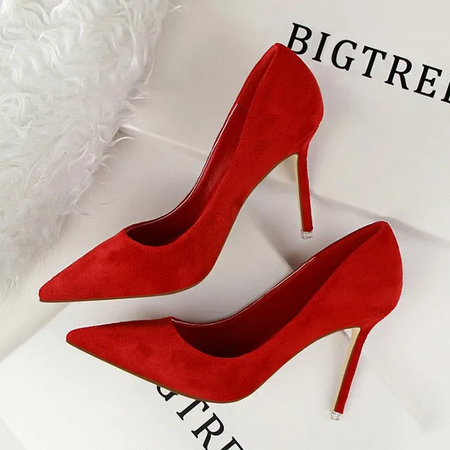 Women Pumps Fashion 9cm High Heels