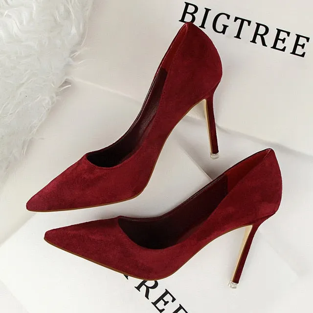 Women Pumps Fashion 9cm High Heels