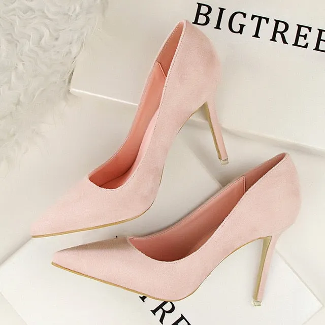 Women Pumps Fashion 9cm High Heels