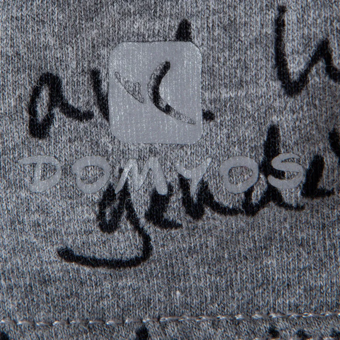Women's Cropped Dance T-Shirt - Dark Mottled Grey