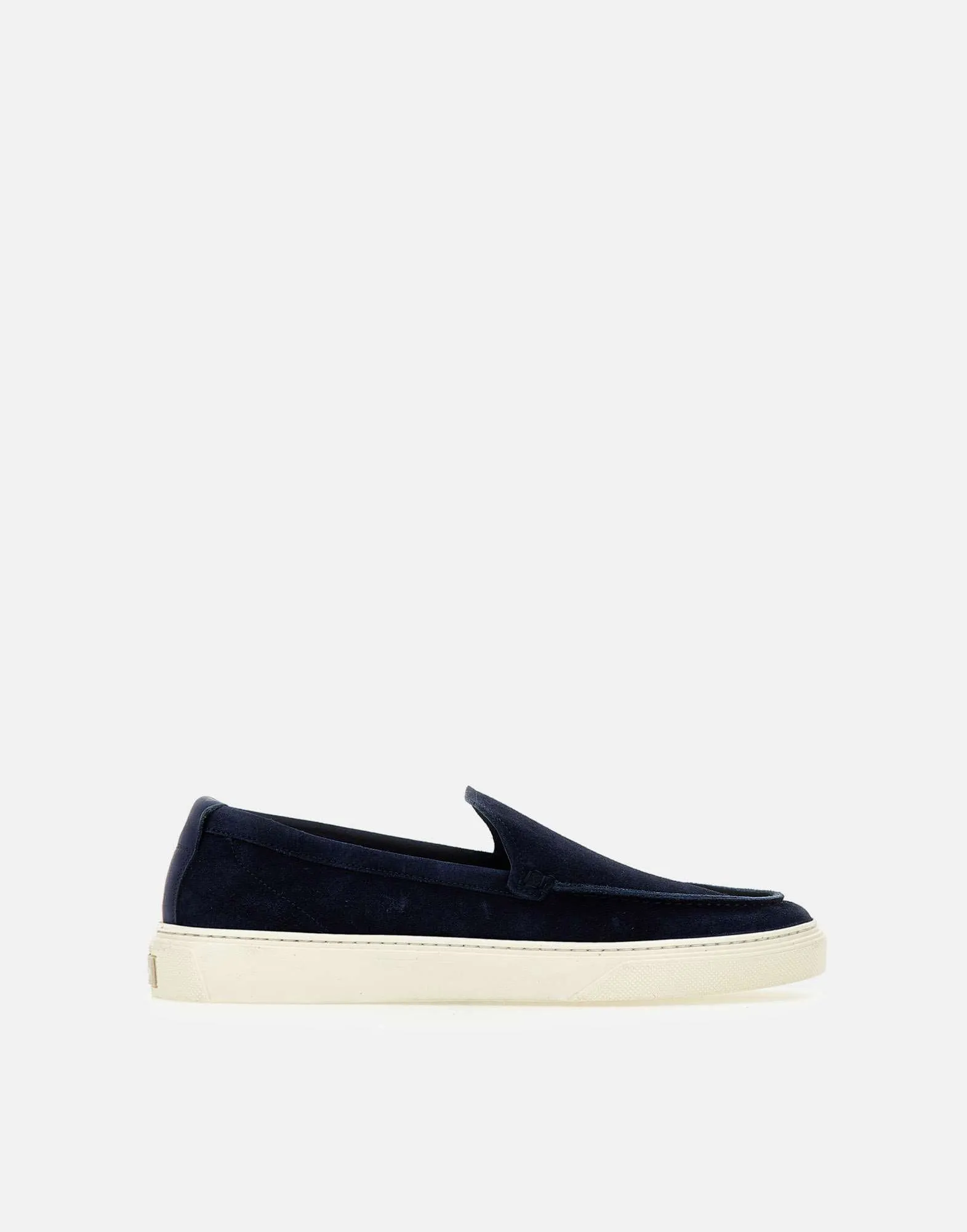 Woolrich Navy Suede Loafers