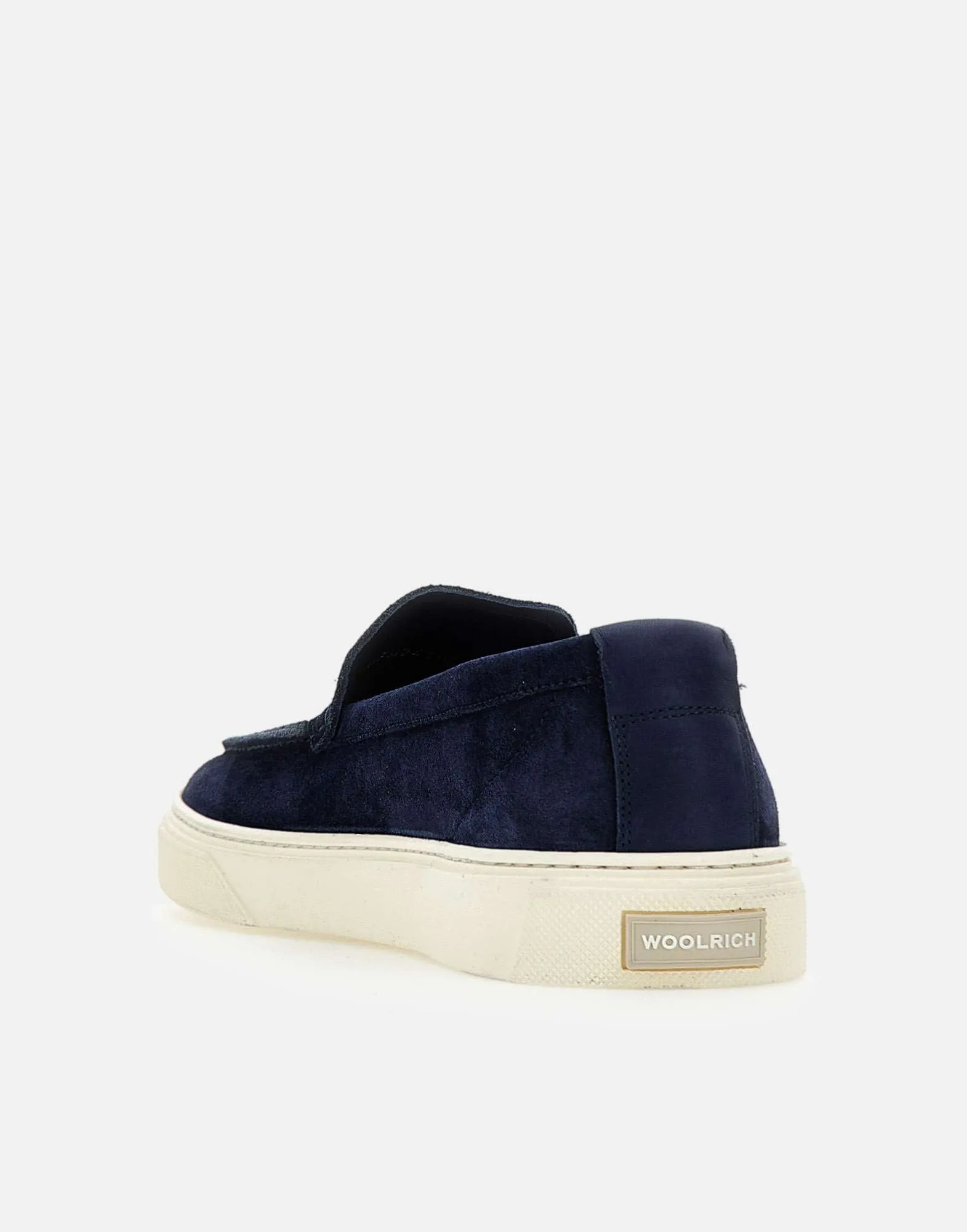 Woolrich Navy Suede Loafers