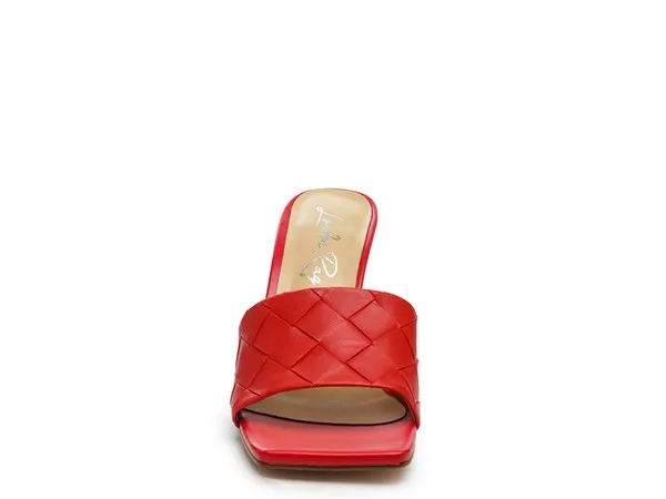 Woven Square Toe Sandal