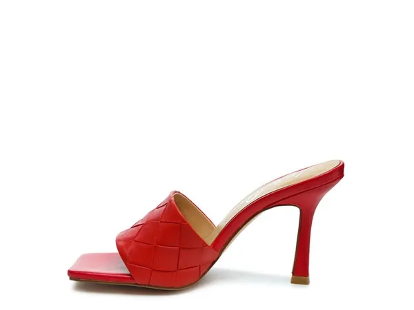 Woven Square Toe Sandal