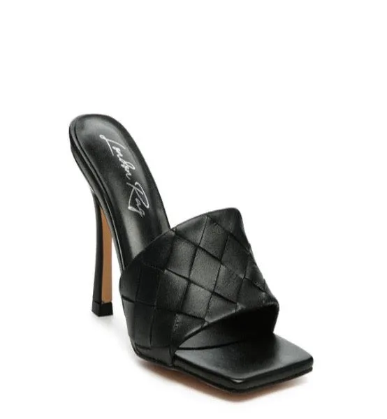 Woven Square Toe Sandal