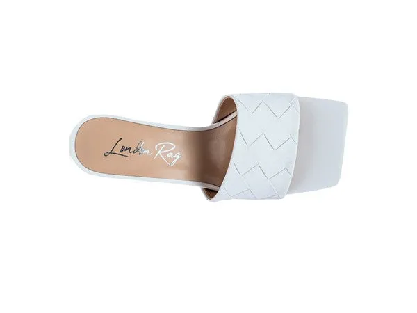 Woven Square Toe Sandal