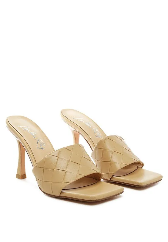 Woven Square Toe Sandal