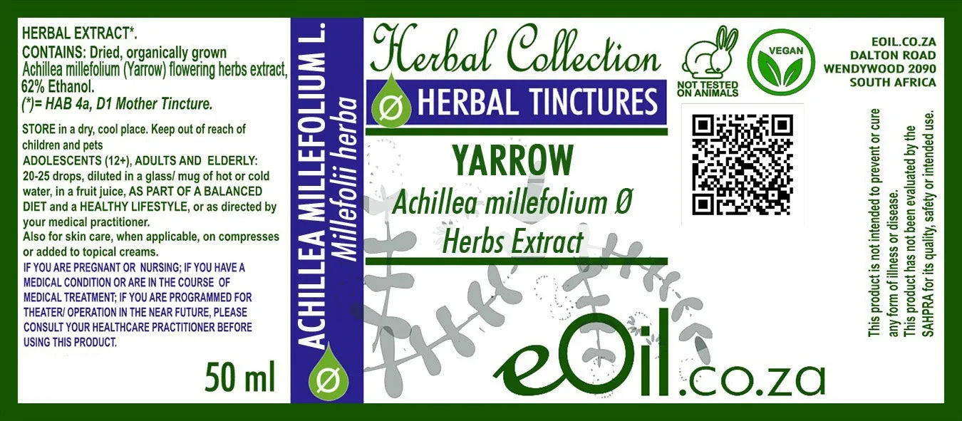 Yarrow ( Achillea millefolium ) Herbal Extract