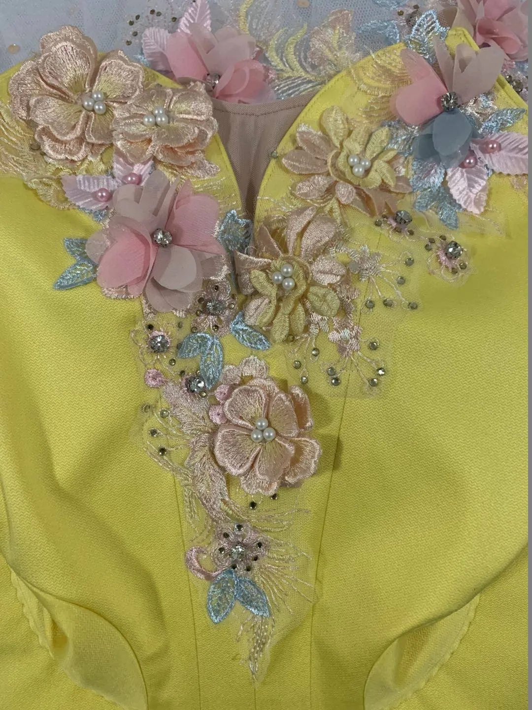 Yellow Floral Tutu