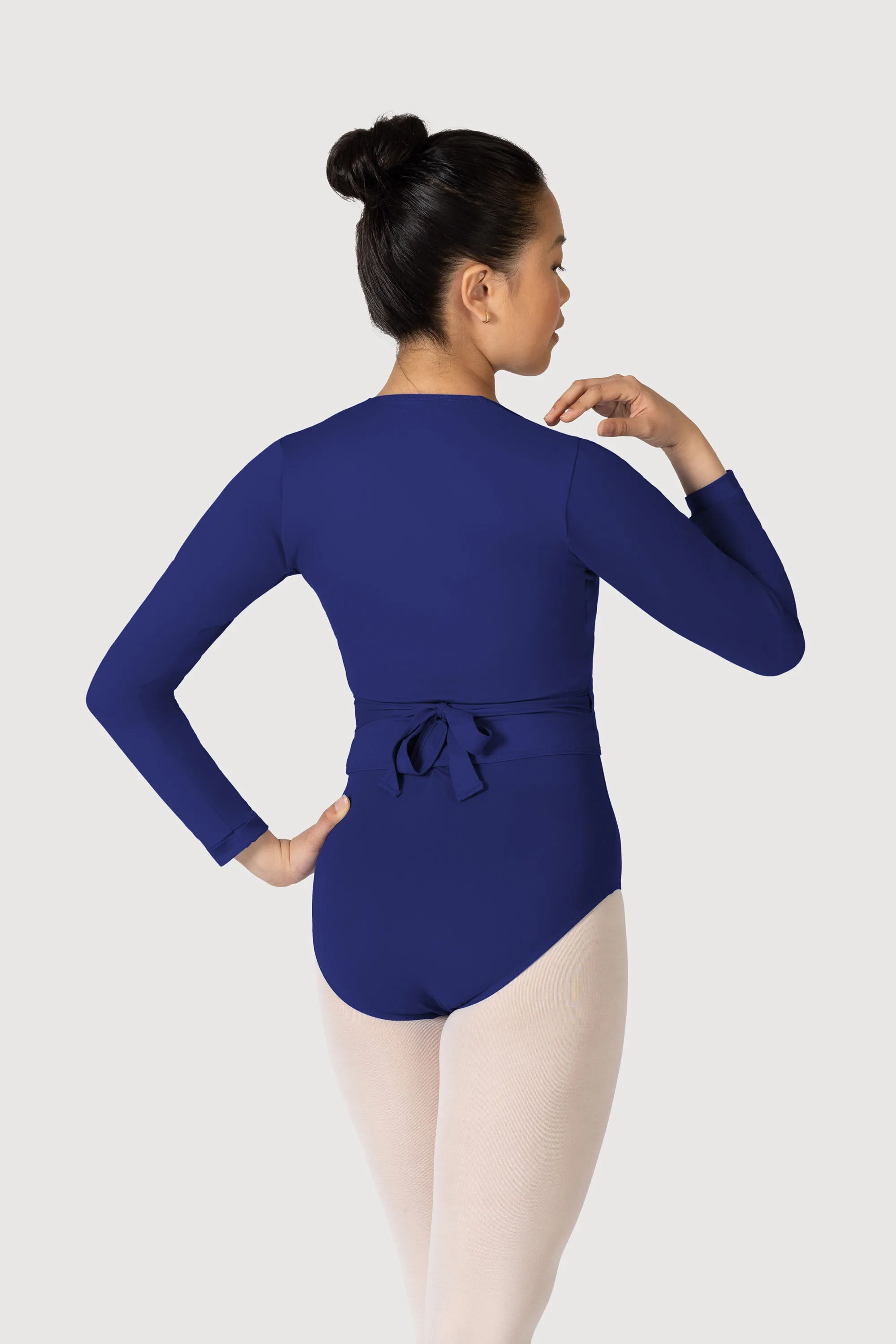 Z0858L - Bloch Overture Crossover Womens Long Sleeve Wrap Top