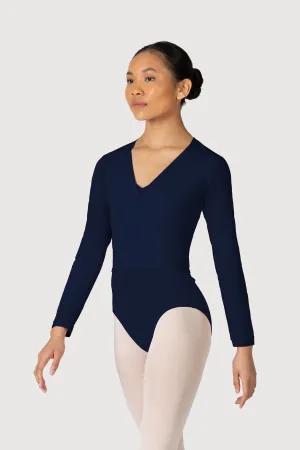 Z0858L - Bloch Overture Crossover Womens Long Sleeve Wrap Top