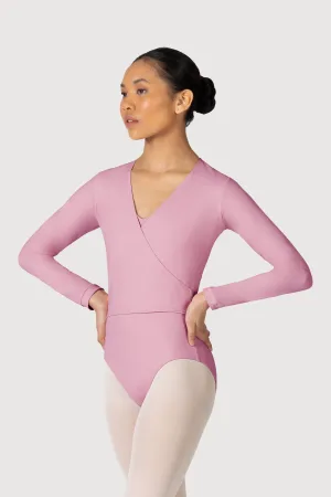 Z0858L - Bloch Overture Crossover Womens Long Sleeve Wrap Top