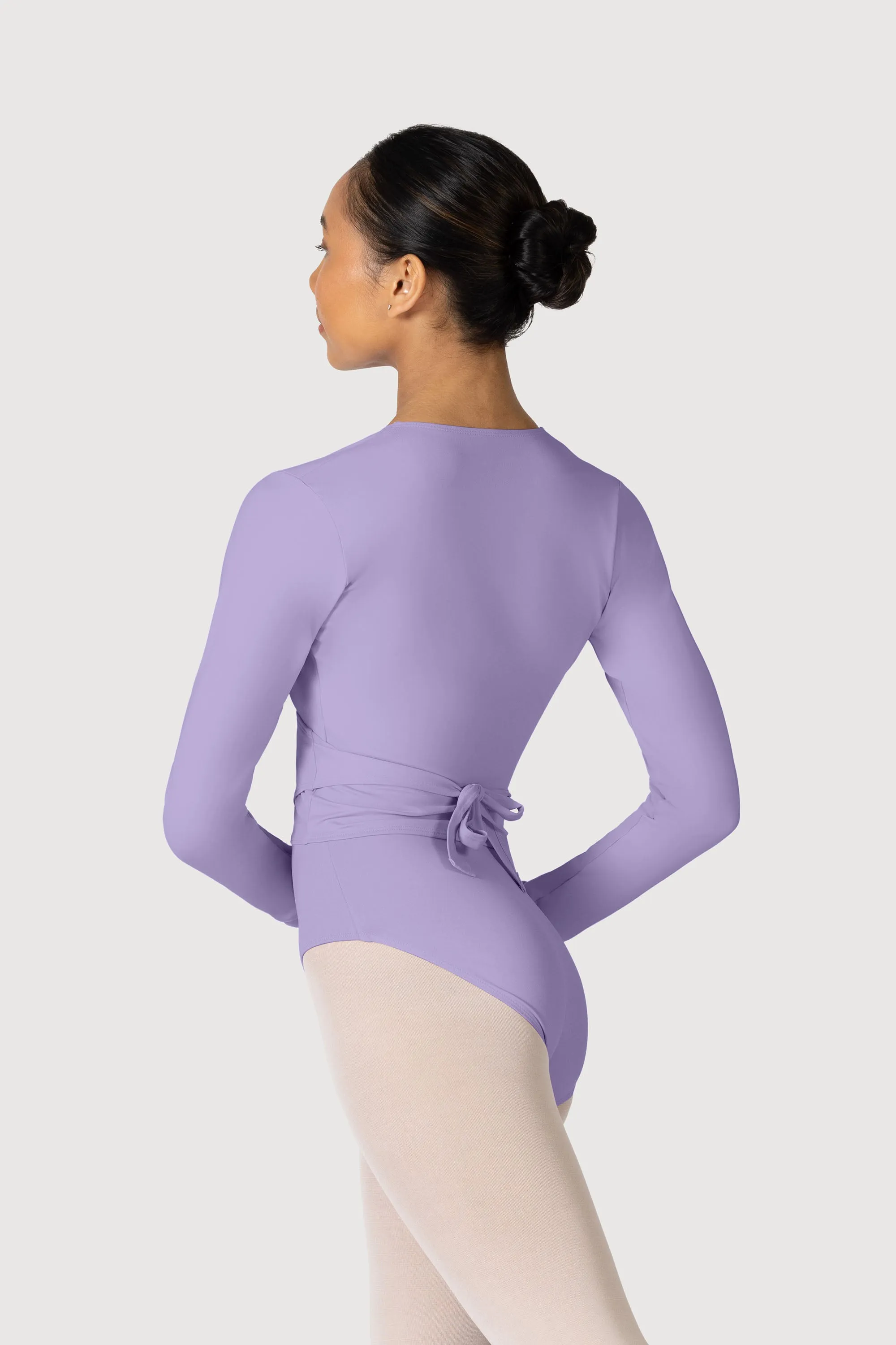 Z0858L - Bloch Overture Crossover Womens Long Sleeve Wrap Top