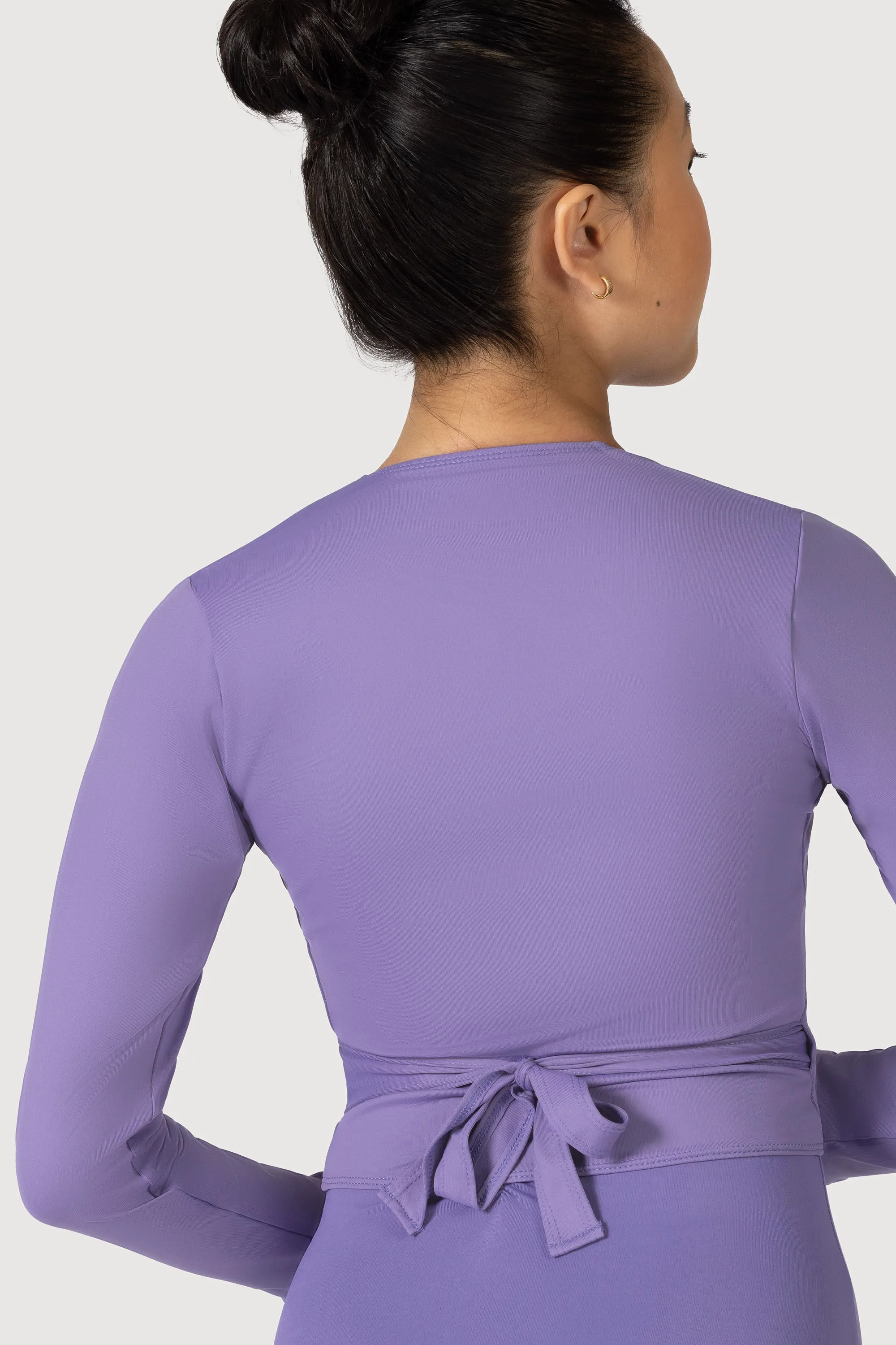Z0858L - Bloch Overture Crossover Womens Long Sleeve Wrap Top