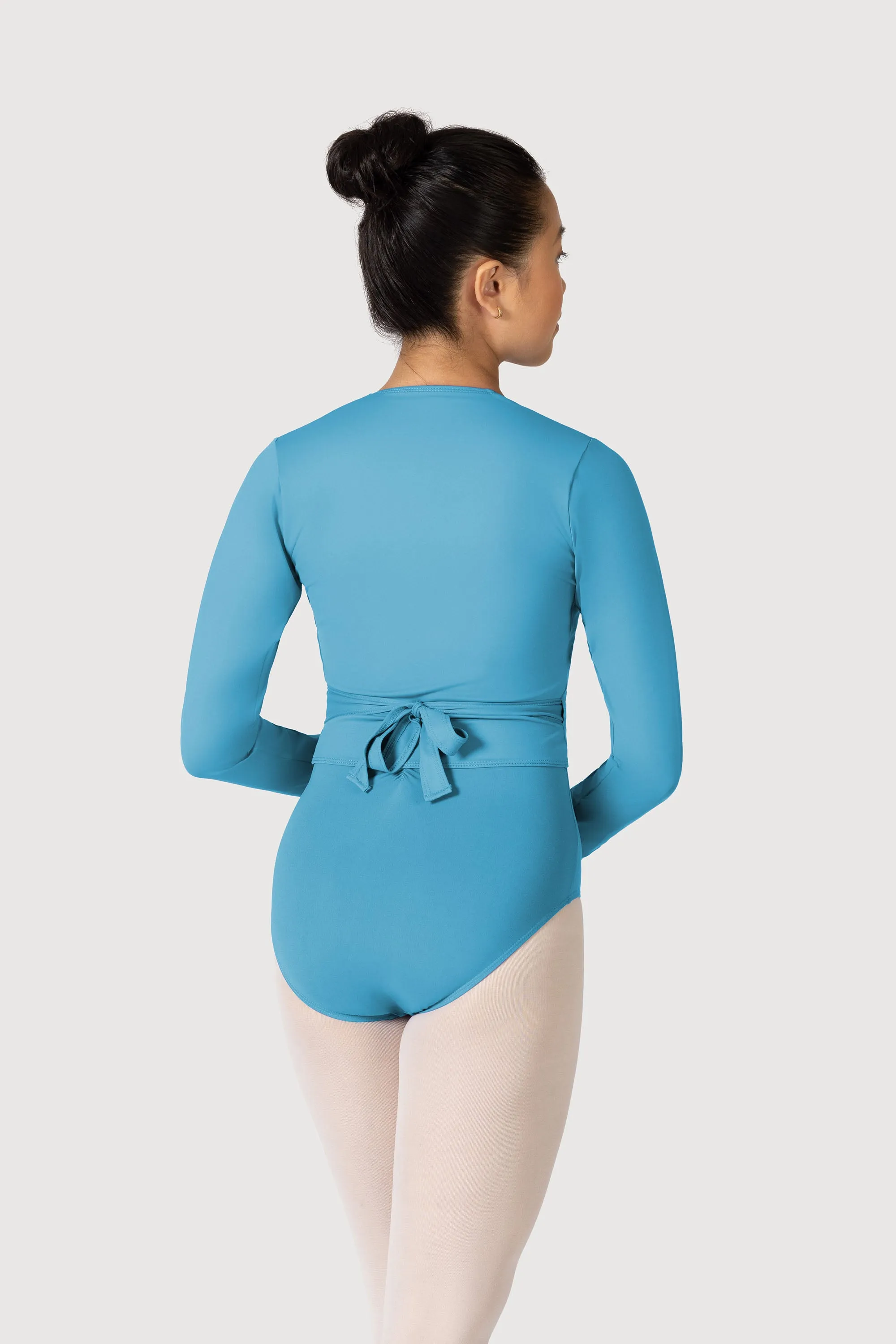 Z0858L - Bloch Overture Crossover Womens Long Sleeve Wrap Top