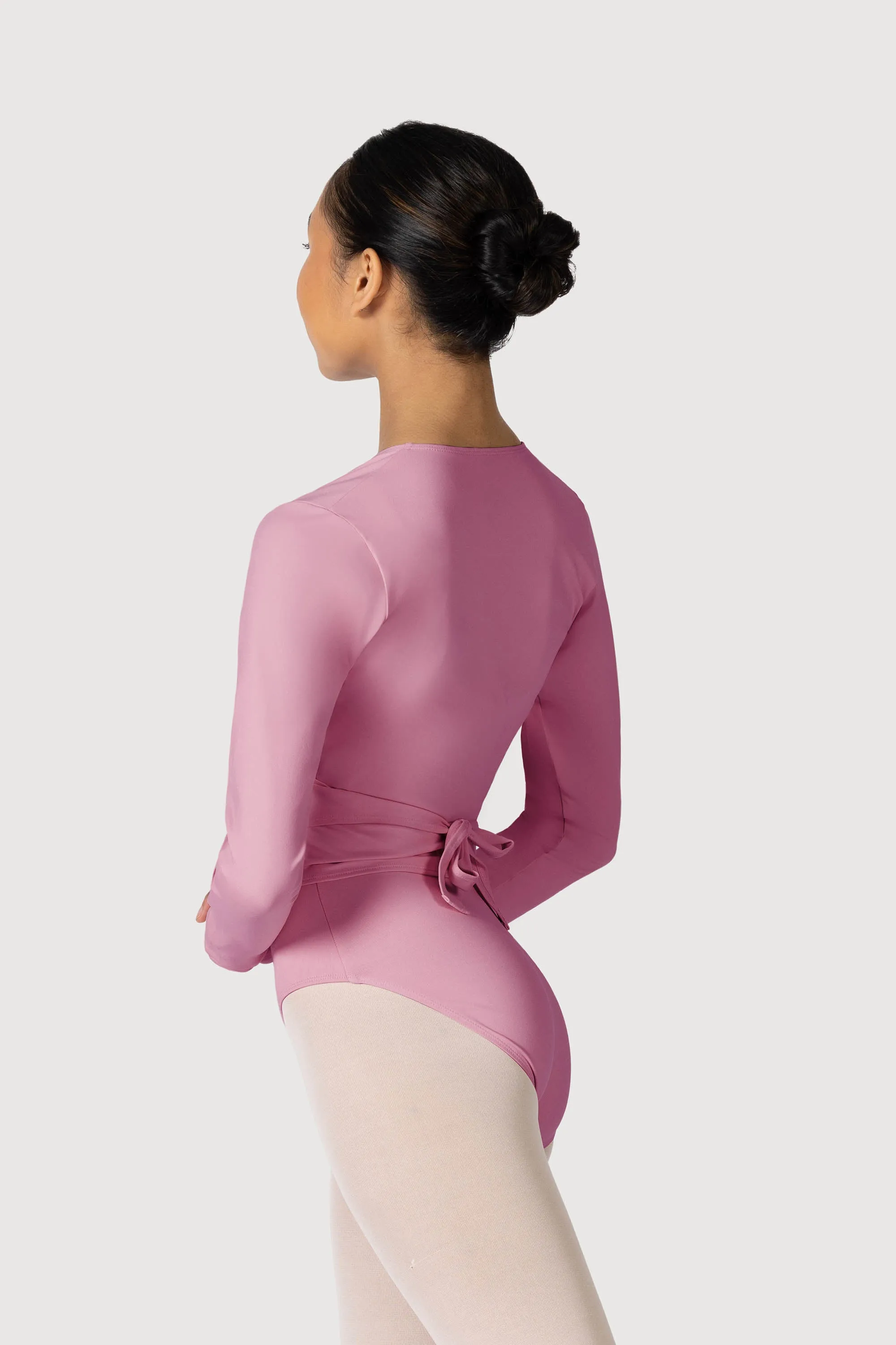 Z0858L - Bloch Overture Crossover Womens Long Sleeve Wrap Top