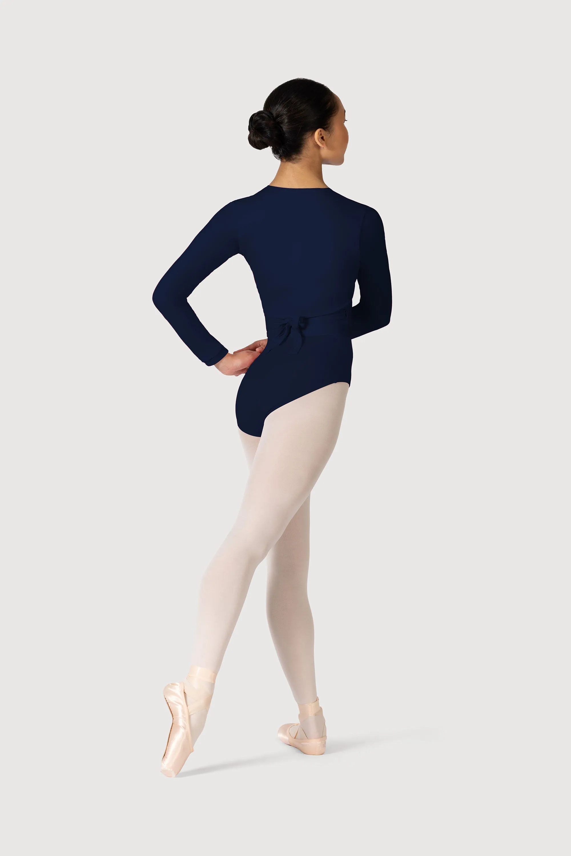 Z0858L - Bloch Overture Crossover Womens Long Sleeve Wrap Top