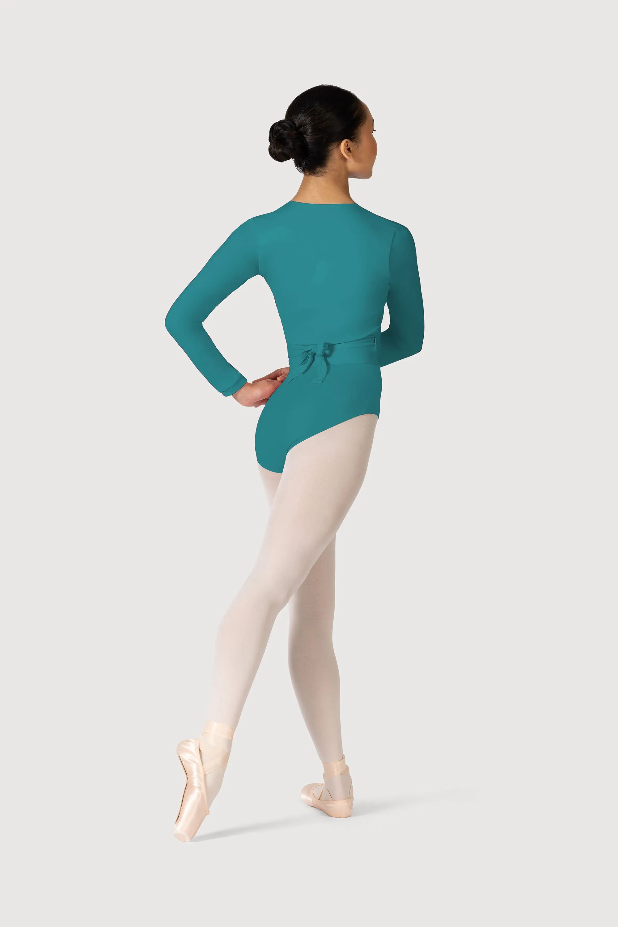 Z0858L - Bloch Overture Crossover Womens Long Sleeve Wrap Top