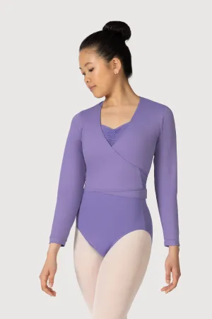 Z0858L - Bloch Overture Crossover Womens Long Sleeve Wrap Top