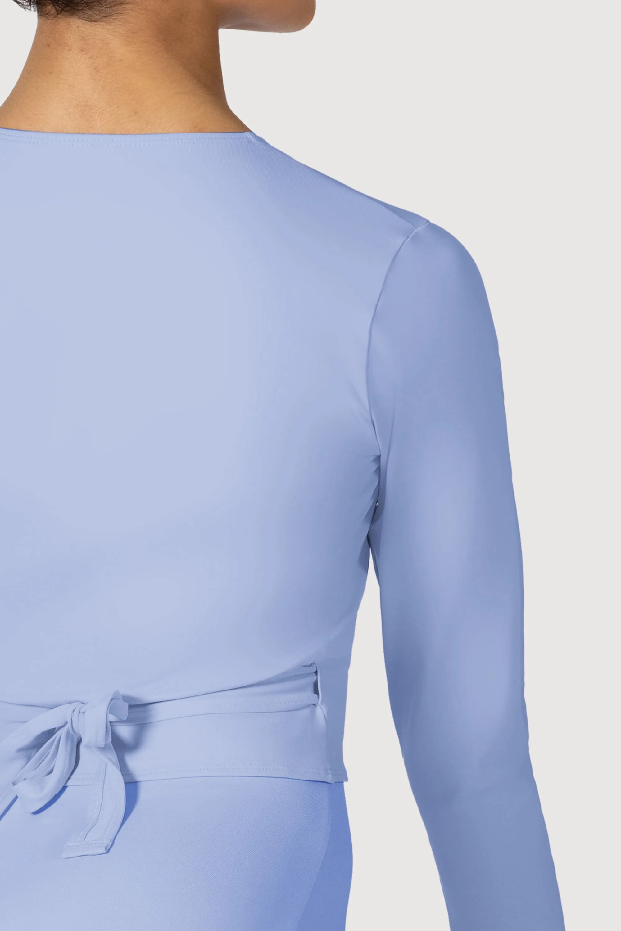 Z0858L - Bloch Overture Crossover Womens Long Sleeve Wrap Top