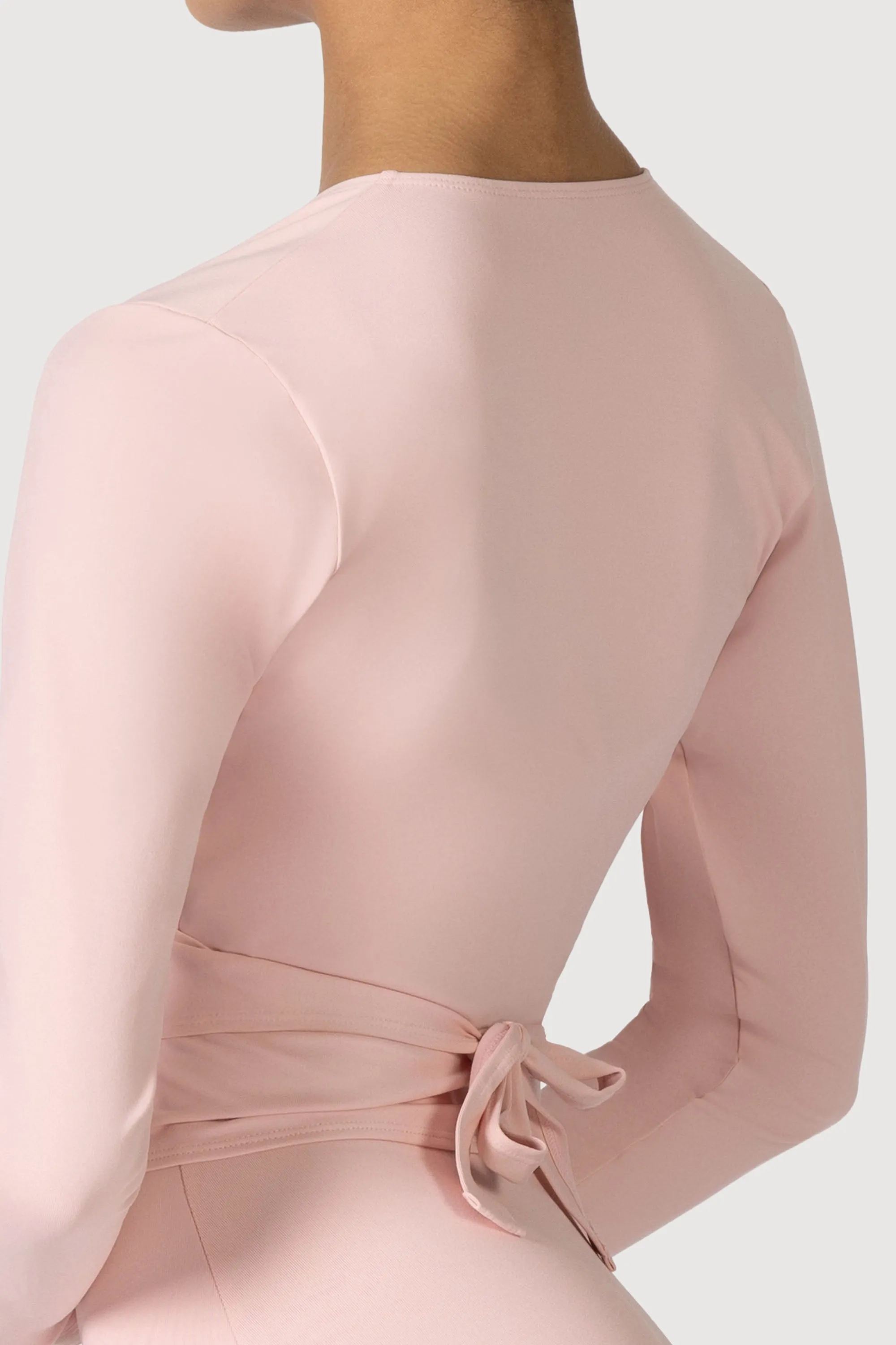Z0858L - Bloch Overture Crossover Womens Long Sleeve Wrap Top