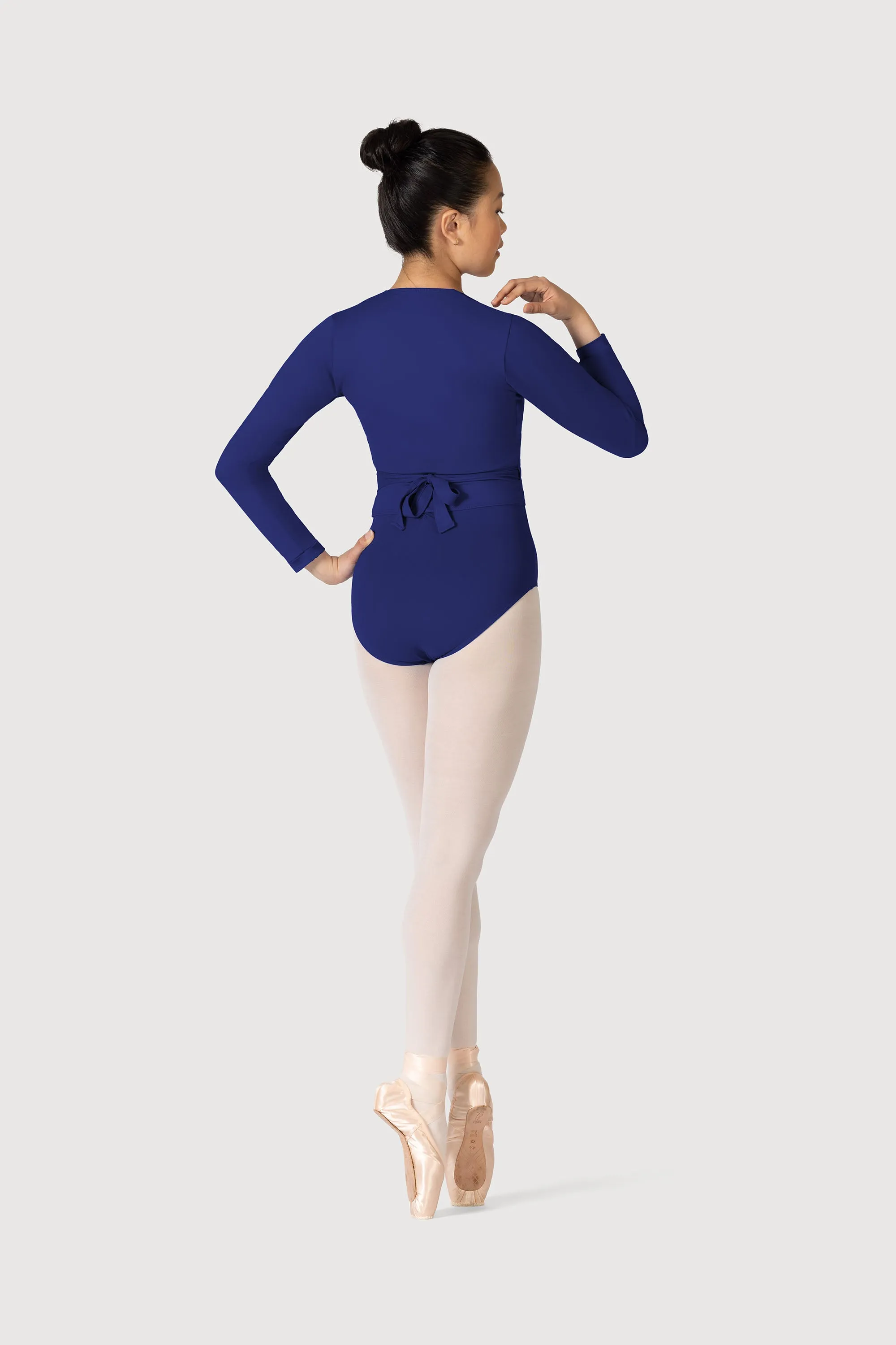Z0858L - Bloch Overture Crossover Womens Long Sleeve Wrap Top