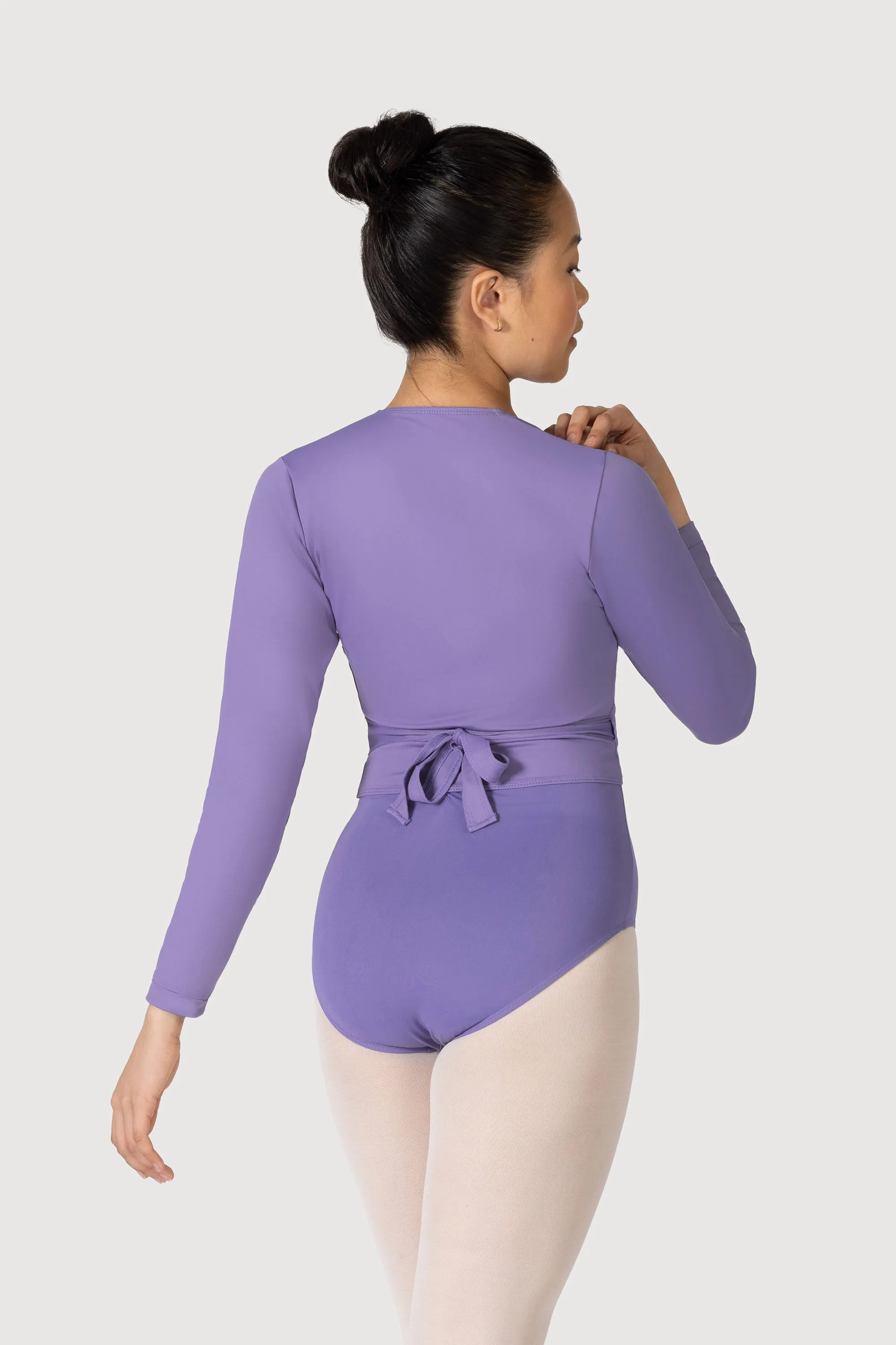 Z0858L - Bloch Overture Crossover Womens Long Sleeve Wrap Top
