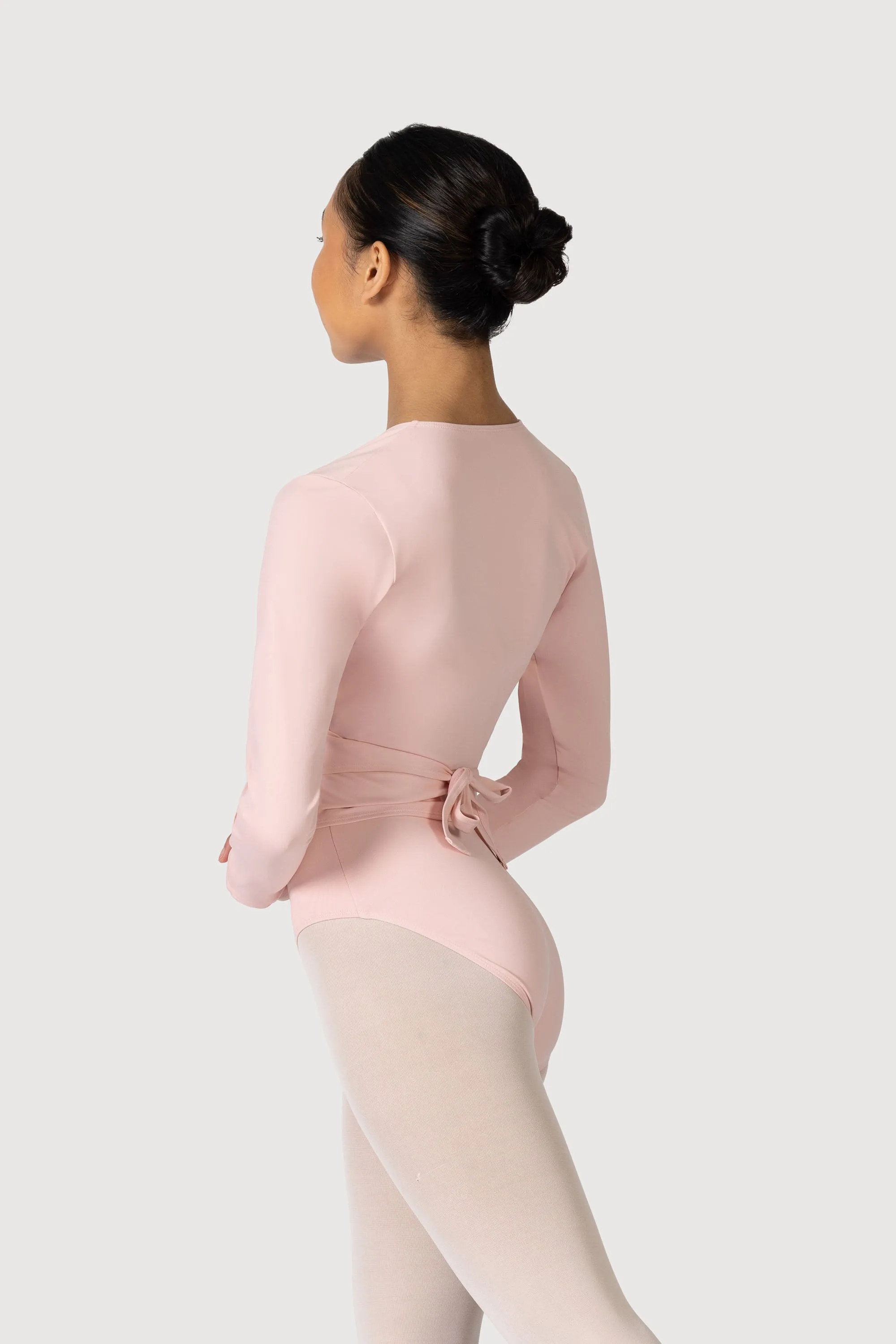 Z0858L - Bloch Overture Crossover Womens Long Sleeve Wrap Top