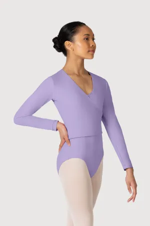 Z0858L - Bloch Overture Crossover Womens Long Sleeve Wrap Top