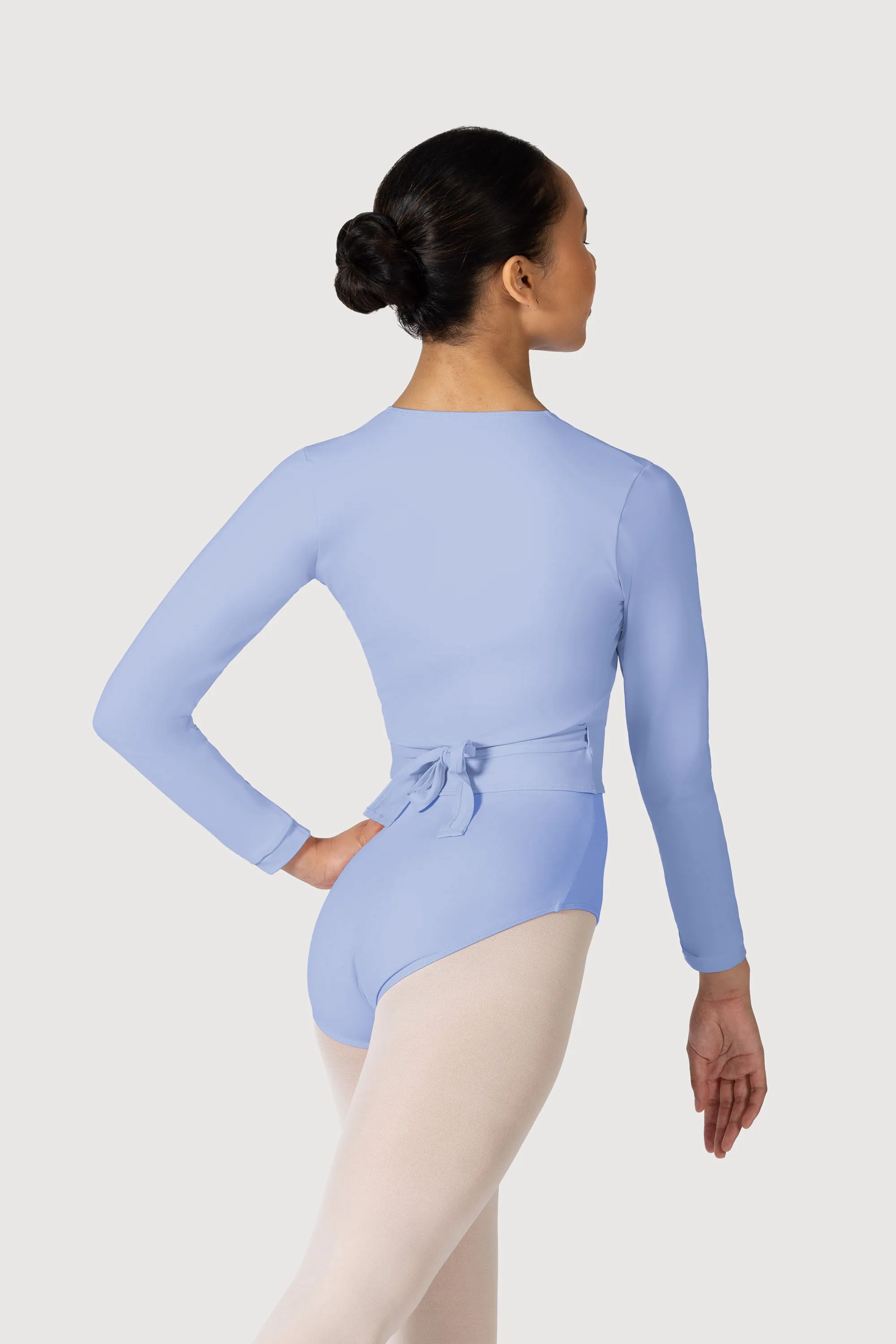Z0858L - Bloch Overture Crossover Womens Long Sleeve Wrap Top