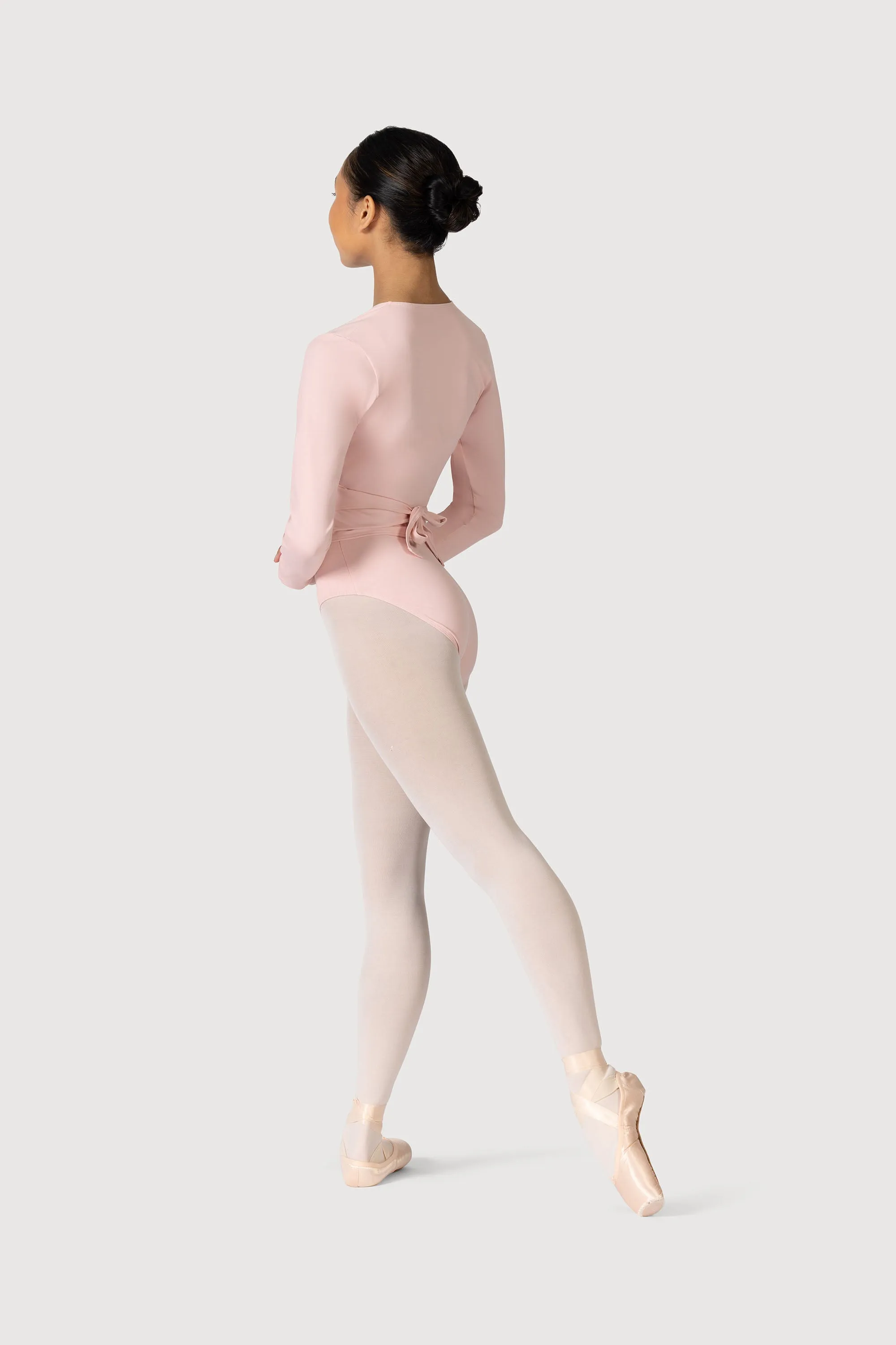 Z0858L - Bloch Overture Crossover Womens Long Sleeve Wrap Top