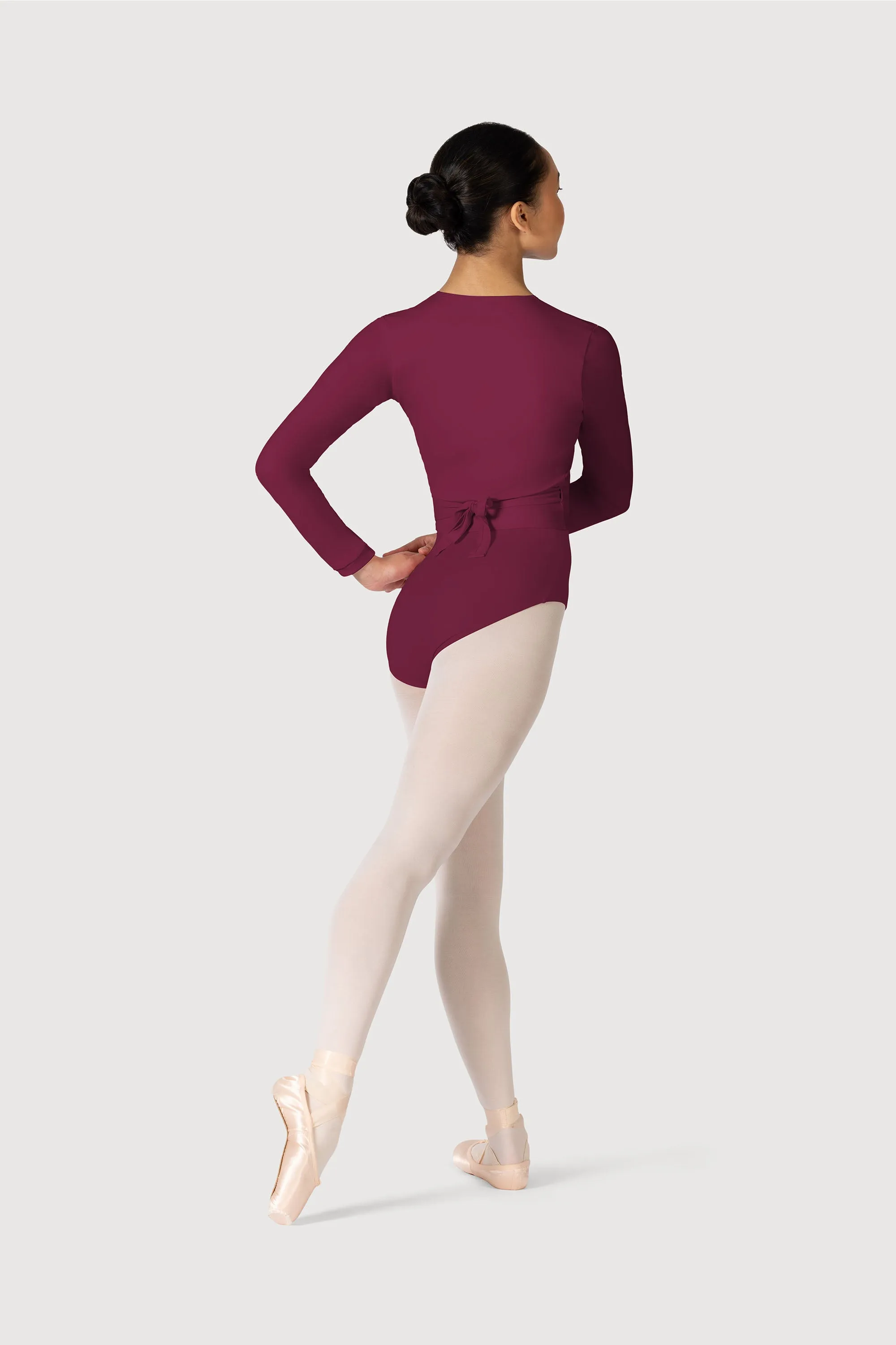 Z0858L - Bloch Overture Crossover Womens Long Sleeve Wrap Top